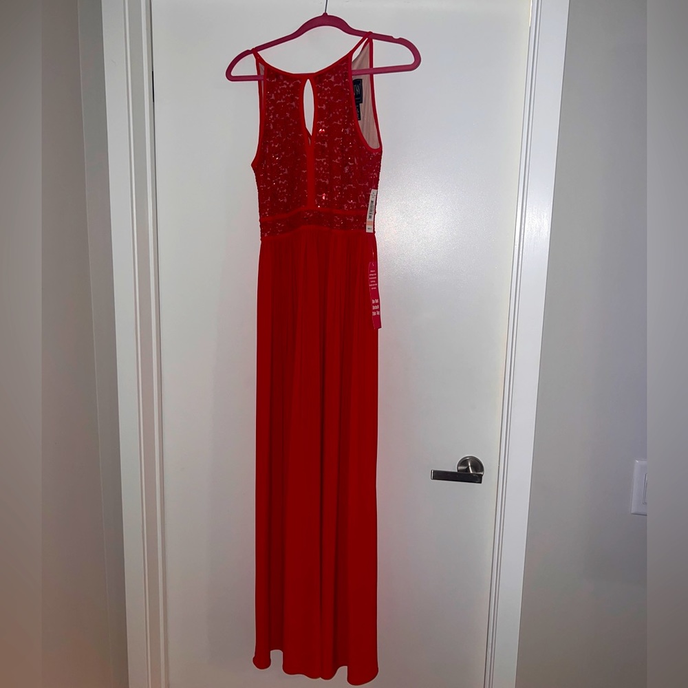 Red Gown- Holiday/Wedding Guest Dress